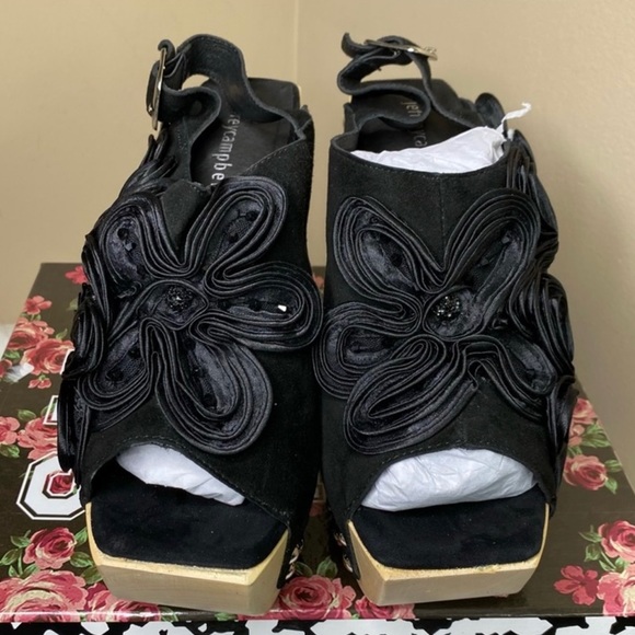 Jeffrey Campbell Vintage Flower Suede Shoes - Picture 15 of 15